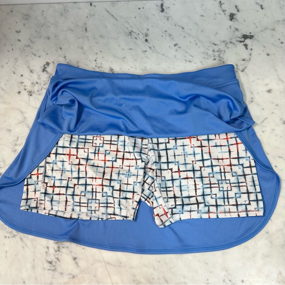 PGA TOUR Skort Athletic Light Blue Golf Pickle Ball Size L Athletic pick… - Picture 5 of 11